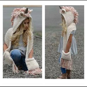 hat scarf and gloves all in one